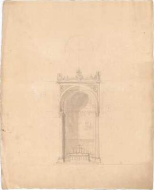 Voit, August von; Kirche - Hochaltar (Ansicht)