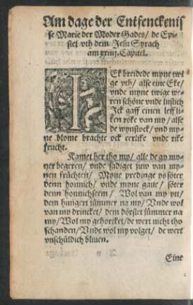 Am dage der Entfenckenisse Marie der Moder Gades ...