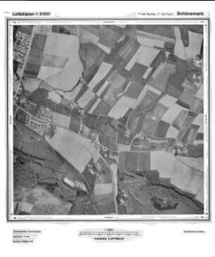 Schönemark, Gauß-Krüger-Koordinaten: Rechtswert: 3494, Hochwert: 5752