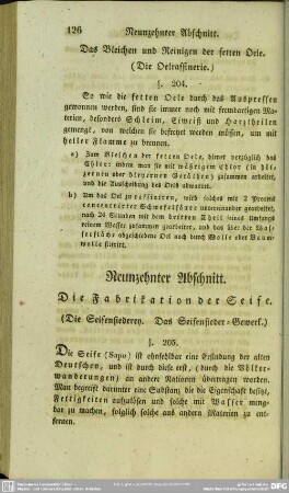 Neunzehnter Abschnitt. Die Fabrikation der Seife