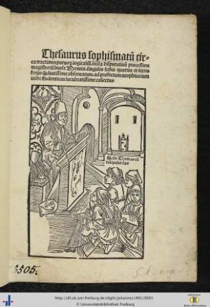 Thesaurus sophismatumcirca tractatus Parvorum logicalium Petri Hispani.