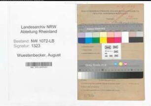 Entnazifizierung August Wuestenbecker , geb. 06.02.1897 (Beamter)