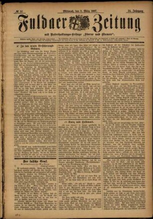 Ausgabe vom Mittwoch, den 03. März 1897.