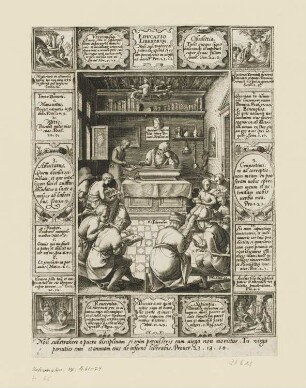 Educatio Liberorum, Blatt 2 der Folge "Allegorie des christlichen Glaubens"