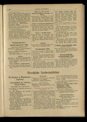 Preußische Landesbehörden