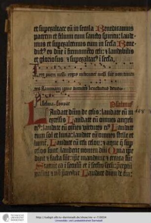 Laudate dominum de celis...