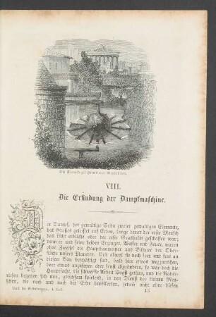 VIII. Die Erfindung der Dampfmaschine.