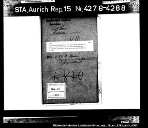 Die dem Handlungsgehilfen Carl Anton Simon Reuter aus Weener erteilte Befreiung von dem Erfordernis des 25jährigen Mindestalters zum Betreiben des Großhandels in Leer