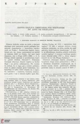 14: Dawna kaplica cmentarna pod wezwaniem św. Anny we Wrocławiu