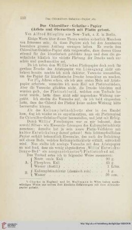 Das Chlorsilber-Gelatine-Papier (Aristo und Obernetter) mit Platin getont