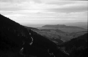 Schauinsland: Blick ins Rheintal; tiefer