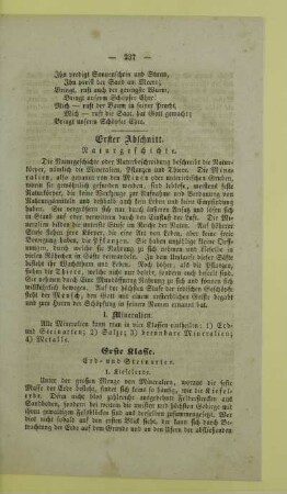 Erster Abschnitt. Naturgeschichte