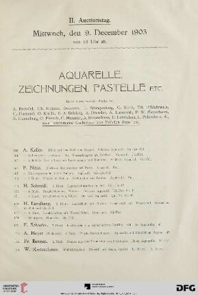 II. Auktionstag (Nr. 163-402)