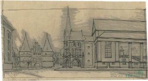 Fischer, Theodor; Lübeck; Kaiser-Wilhelm-Volkshaus - Perspektive