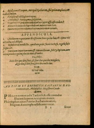 Appendicula.