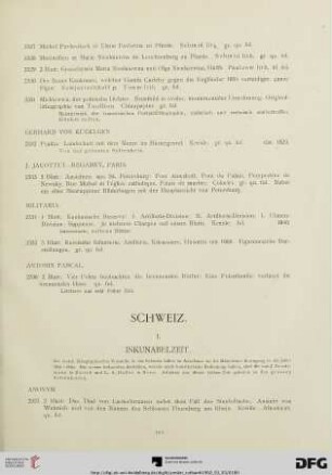 Schweiz (Nr. 2337-2356)