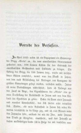 Vorrede des Verfassers