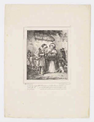 Au bout du compte, Madame Desrosiers, Blatt 5 der Folge "Album pour 1830"
