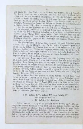 § 43. Ludwig XIV., Ludwig XV. und Ludwig XVI. (Die französische Revolution)