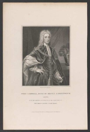 Porträt John Campbell, 2. Duke of Argyll (1678-1743)