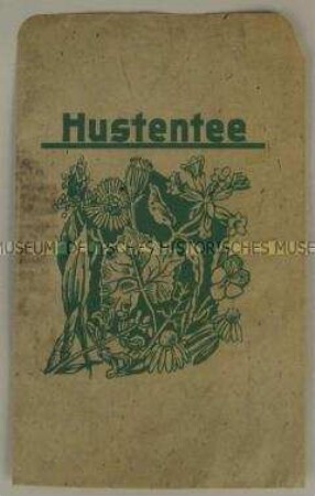 Tüte für Hustentee