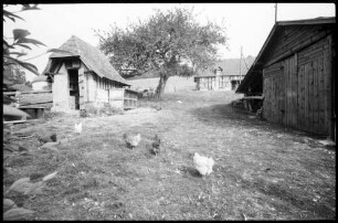 Houlgate: normannischer Bauernhof, Hühnerhof