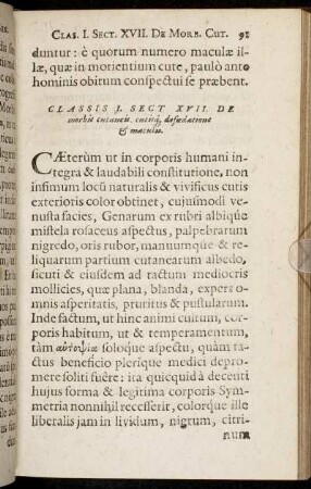 Sectio XVII. - Sectio XX.