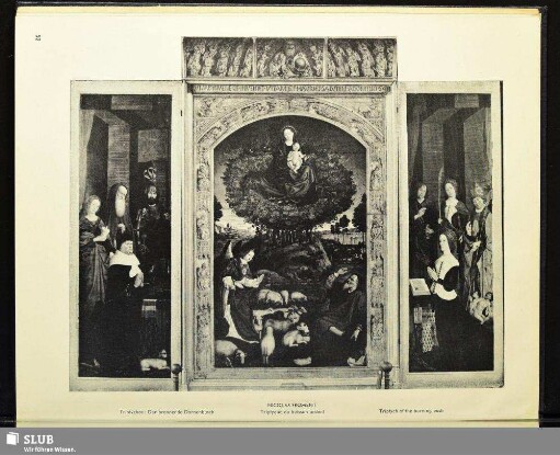 Nicolas Froment - Triptychon: Der brennende Dornenbusch