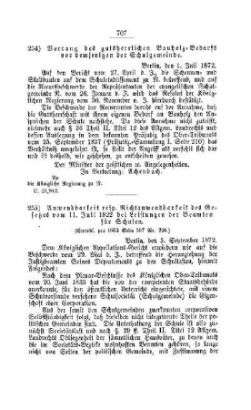 Vorrang des gutsherrlichen Bauholz-Bedarfs vor demjenigen der Schulgemeinde : [V. Elementarschulwesen]