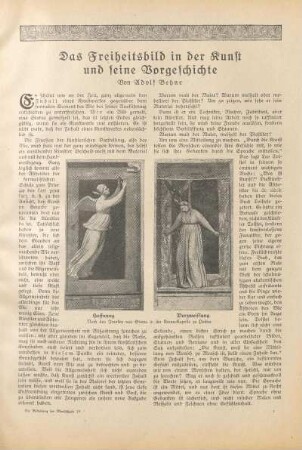 Das Freiheitsbild in der Kunst und seine Vorgeschichte