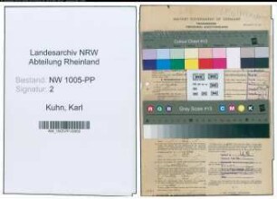 Entnazifizierung Karl Kuhn , geb. 04.02.1901 (Werkzeug-Schlosser)