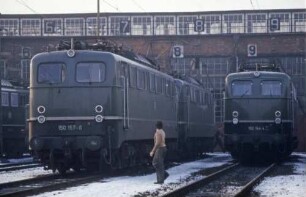 Bw Kornwestheim Lok 150 157 Lok 150 144 Lokführer