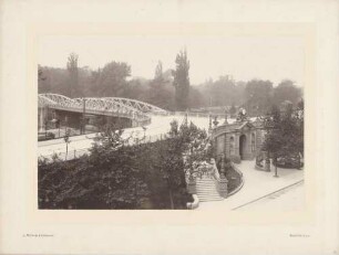 Brücke mit Unterführung in Mannheim