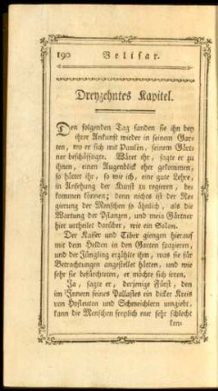 Dreyzehntes Kapitel.