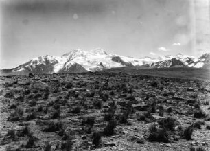 Panoramaaufnahme von Ancohuma bis Chachacomani (Südamerikareise 1926-1929)