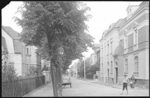 Mügeln. Lindenstraße mit Königl. Postamt
