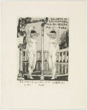 Exlibris Fritz Gurlitt