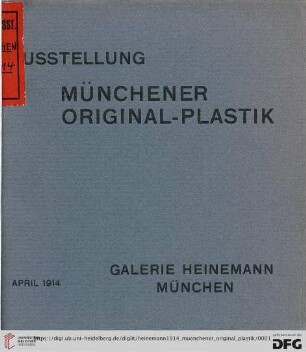 Münchener Original-Plastik