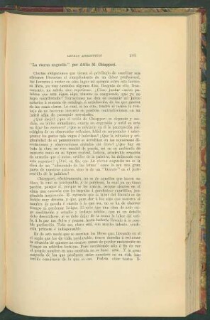 "La eterna angustia", por Atilio M. Chiappori