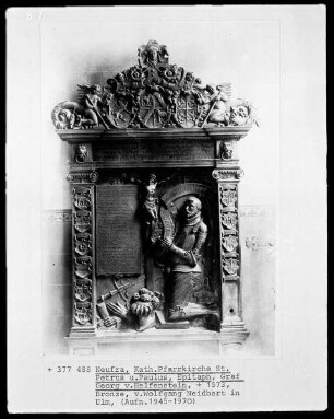 Epitaph des Grafen Georg von Helfenstein, gestorben 1573