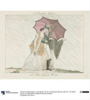 Le bon genre, No. 40: Le Parapluie Officieux