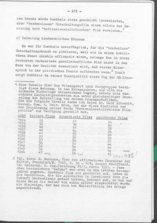 c) Bedeutung handwerklichen Könnens