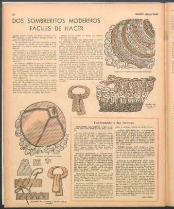 Dos sombreritos modernos faciles de hacer [Dibujos]