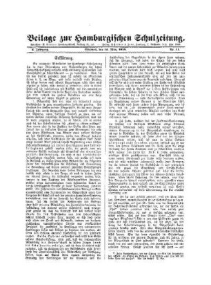 Erklärung : Beilage zur Hamburgischen Schulzeitung