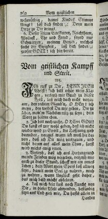 Vom geistlichen Kampff und Streit.