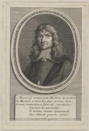 Bildnis des François Eudes de Mezeray