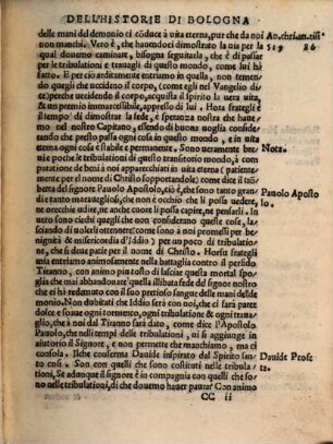 Libro ... Della Deca ... Delle Historie Di Bologna, 1,6