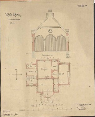 Wolff`sche Stiftung Krankenhaus Lemgo, Leichenhaus Juni 1899