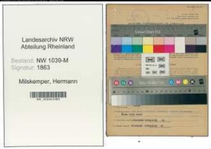 Entnazifizierung Hermann Milskemper , geb. 09.03.1892 (Landwirt)