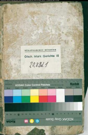 Hypothekenbuch des Kirchspiels Weslarn (Ahse, Balksen, Brockhausen, Ellingsen, Katrop, Kutmecke, Lühringsen, Oestinghausen, Sieningsen, Schweckhausen, Thöningsen, Wehringsen, Weslarn) Bd. 1